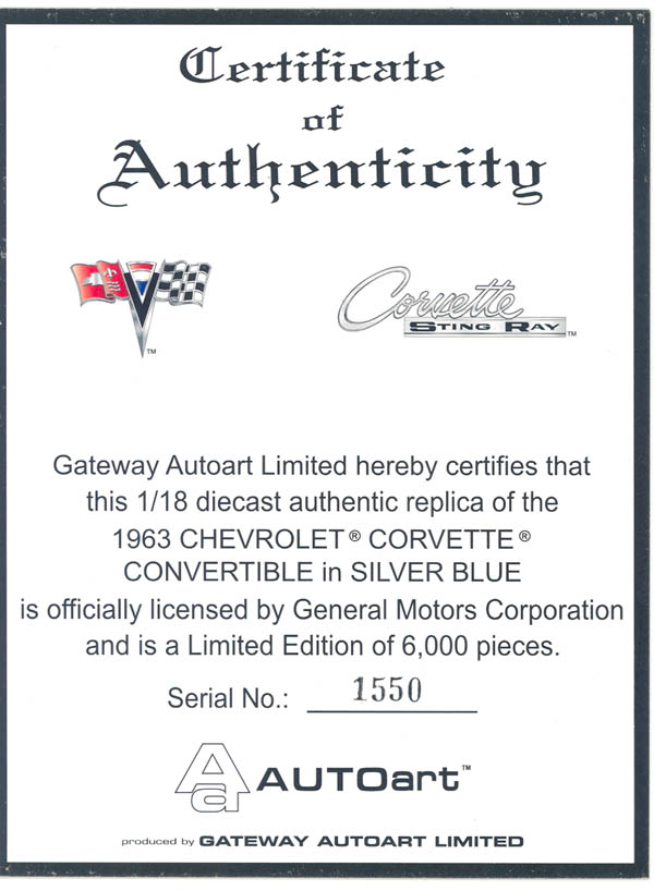 Item 'aa71192' certificate picture