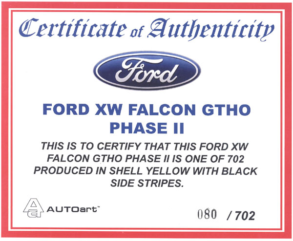 Item 'aa72874' certificate picture