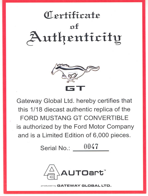 Item 'aa73061' certificate picture