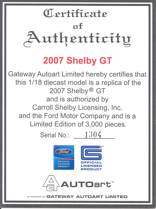 Item 'aa73118' certificate picture