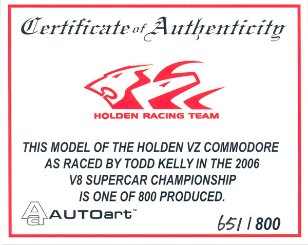 Item 'aa80661' certificate picture