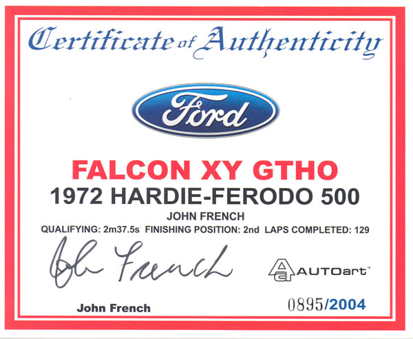 Item 'aa87210' certificate picture
