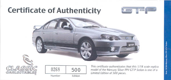 Item 'cc18186' certificate picture