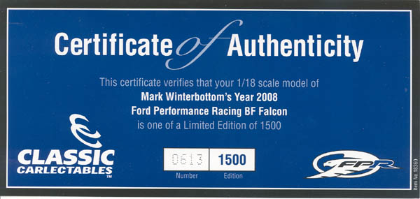 Item 'cc18360' certificate picture