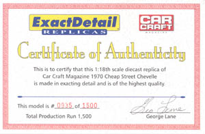 Item 'la604' certificate picture