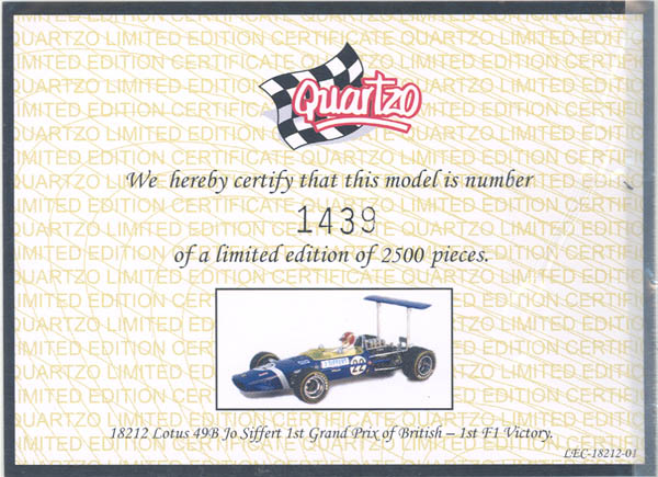 Item 'q18212' certificate picture
